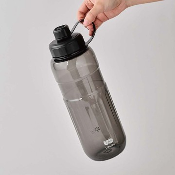 【UDiLiFE】好過飲運動冷水壺2000ml ( 超大容量 防漏耐摔 寬口徑瓶口 瓶身防滑 運動水壺 透明水壺)