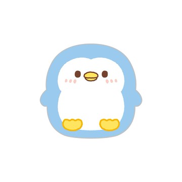 萌ZOO 壓克力夾-企鵝  墊腳石購物網