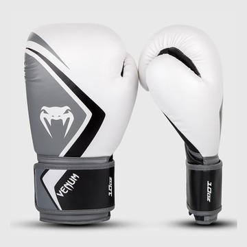 Venum 競爭者2.0 拳擊手套 白/灰黑-VENUM-03540-521