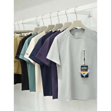 一博同款】極簡不簡單！夏季男女款戶外運動冰感親膚透氣圓領短袖