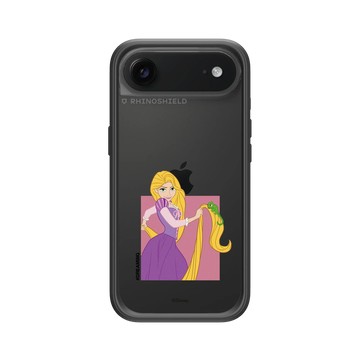 iPhone Air Mod NX -邊框背蓋組合 (相機按鈕) 黑 - 迪士尼-公主系列 Disney Princess - 公主專屬系列-魔髮奇緣 樂佩公主