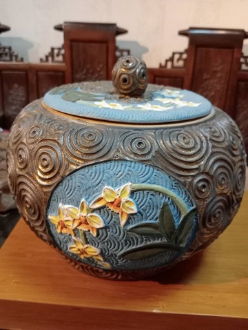 手工刻花__茶倉系列-蘭花