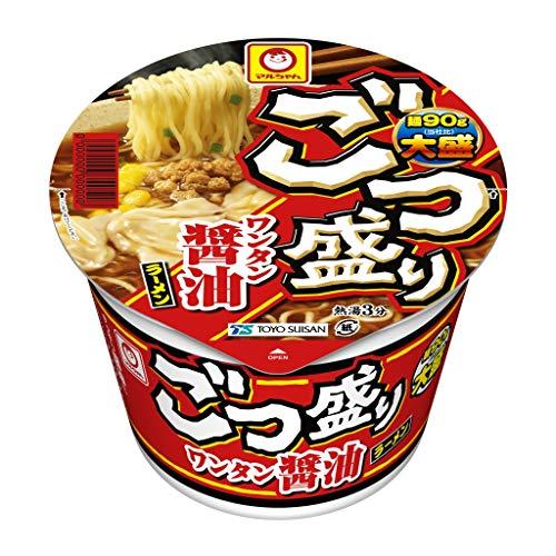 マルちゃん ごつ盛りラーメン3種アソート(ワンタン醤油ラーメン6個 コーン味噌ラーメン4個 コク豚骨ラーメン2個 計12個)