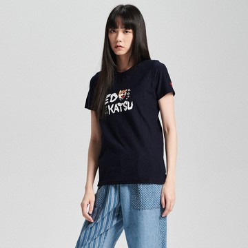 江戶勝｜女裝｜笑臉太郎短袖T恤