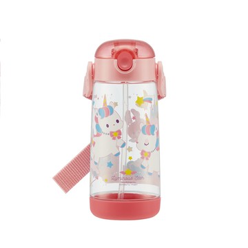 日本 SKATER - 兒童PET吸管水壺(480ml)-獨角獸