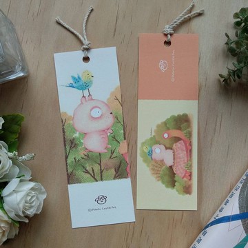 可愛原創插畫 馬鈴薯狗狗 書籤