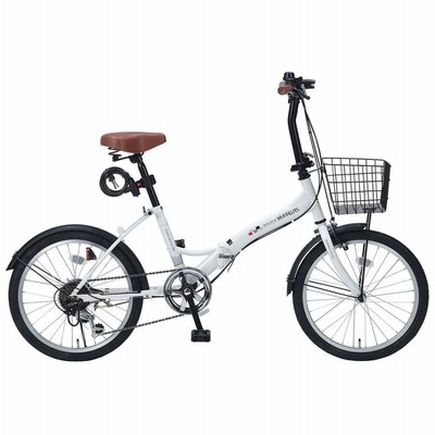 自転車 MYPALLAS 折畳自転車 6段変速 池商 MYPALLAS 折畳自転車20・6段ギア オールインワン M-209OS3