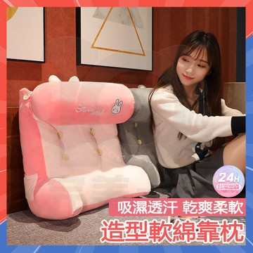 台灣現貨 護腰靠枕 造型軟綿靠枕 冰感多功能護腰靠墊 床頭靠枕 靠腰枕 涼感抱枕 涼蓆靠墊 三角靠墊 抱枕 沙發靠背枕