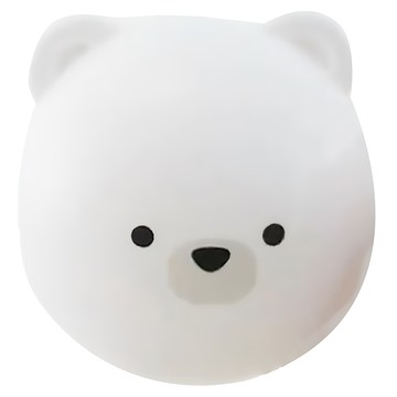 SURUGA 吸盤式磨刀器 附蓋  57 x 36 x 52mm  白熊款 白色  1個