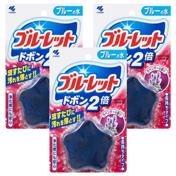 KOBAYASHI 小林製藥 BLUELET 馬桶消臭芳香塊 薰衣草香味  3個