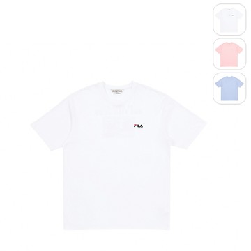【FILA】中性 短袖 圓領T恤-白色 1TEZ-1406-WT