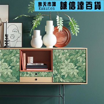 壁紙 壁貼 美式復古壁紙衣整體櫥櫃桌子貼紙傢俱翻新防水防油防潮面壁牆貼紙自粘