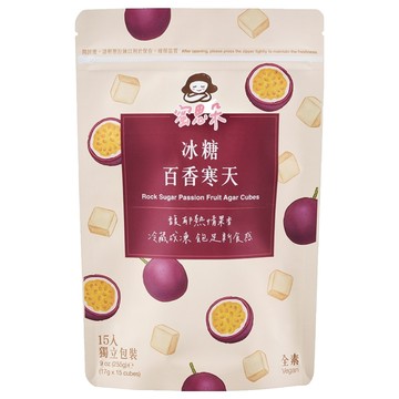 蜜思朵 NEW 冰糖百香寒天  15個裝  17g  1組