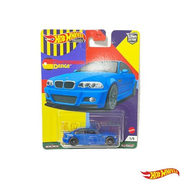 『 單位日貨 』 日本正版 風火輪 Hot Wheels 汽車文化 BMW M3 E46 藍 合金 吊卡 小車