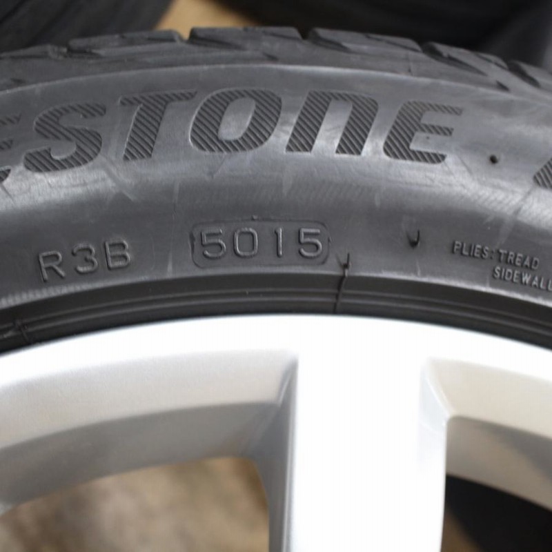 VW フォルクスワーゲン ゴルフ7 ハイライン 純正 17インチ 7J+49 PCD112 ブリヂストン トランザ 225/45R17 タイヤ  ホイール 4本SET