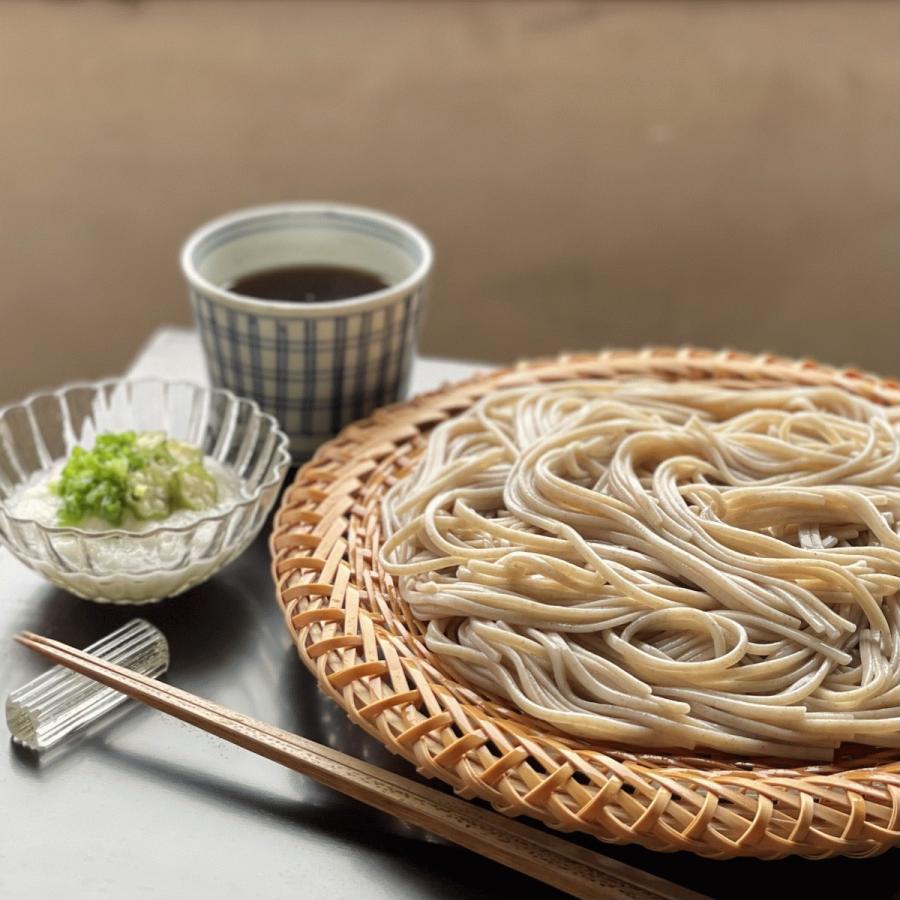 奥会津山芋蕎麦200g×4束  (細目／乱切り)／ 奈良屋 蕎麦 そば 乱切り 田舎そば 山芋つなぎ（ネコポス発送）