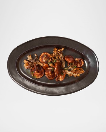 "Pewter" Medium Oval Platter