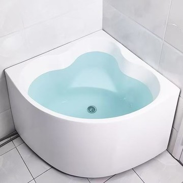 公司貨 免運附發票 速發 浴缸 高顏值亞克力扇形浴缸獨立式不添加扶手/龍頭適用于浴室帶豪華亮