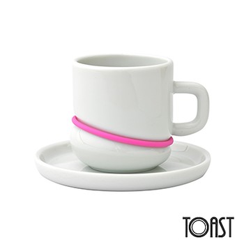 TOAST RUBBER BAND 濃縮咖啡杯盤組 下午茶 咖啡時光 瓷杯 咖啡器具 咖啡精品 好生活
