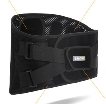 Bracoo奔酷仿生骨曲線彈力支撐護腰BP61