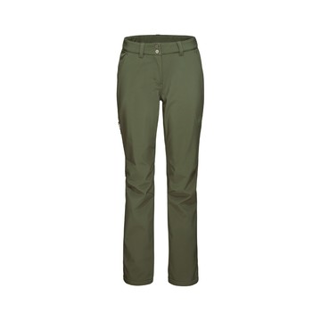 MAMMUT Runbold Winter SO Pants AF W 冬季防潑水健行長褲 深沼澤綠 女款 #1021-01410