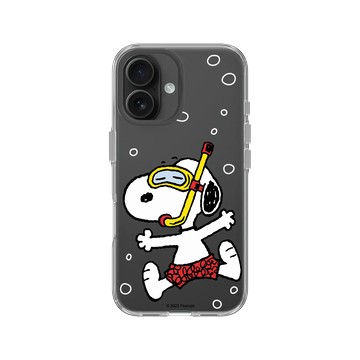 iPhone 16 Clear 透明 - 史努比 Snoopy - 潛水趣