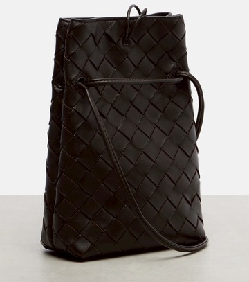 Bottega Veneta Andiamo Intrecciato leather phone pouch