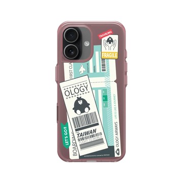 iPhone 17 Clear (相機按鈕) 晶醺玫 - 奧樂雞 Ology - TRAVELING