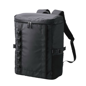 ELECOM 大容量防潑水箱型後背包(30L)-黑