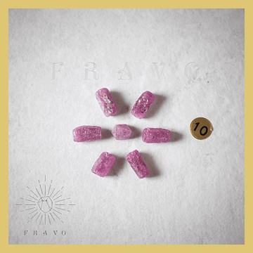 點燃生命的熱情 |緬甸紅寶石 紅寶石 原礦 水晶排列 水晶療癒 已鑑定 HI08-10