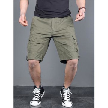 夏季休閑短褲五分褲男新款男士韓版潮流寬松工裝褲運動百搭馬褲潮