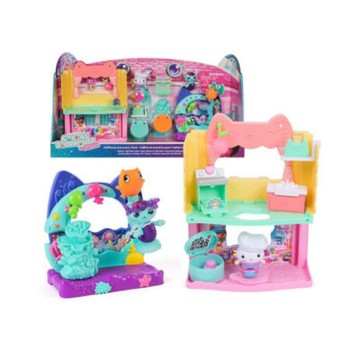 可超取🇰🇷韓國境內版 蓋比的魔法房屋 Gabby's Dollhouse 電影劇場版 人魚喵 蛋糕喵 陽台場景 公仔套組