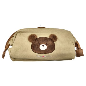 Skater 寬口化妝包 605604  小熊  20 x 12 x 9cm