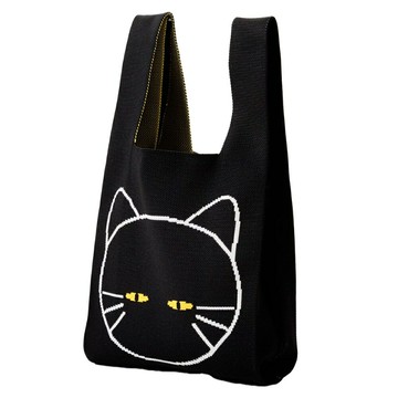 【DECO HOME商品】手提袋 黑貓 DECOCAT BK 26×46(DH) NITORI宜得利家居