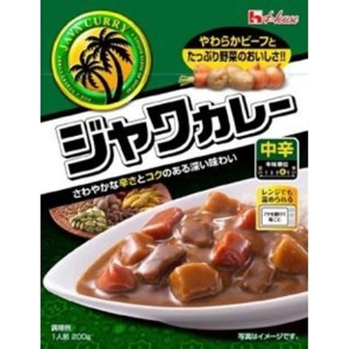 ハウス レトルトジャワカレー 中辛 200g×10入