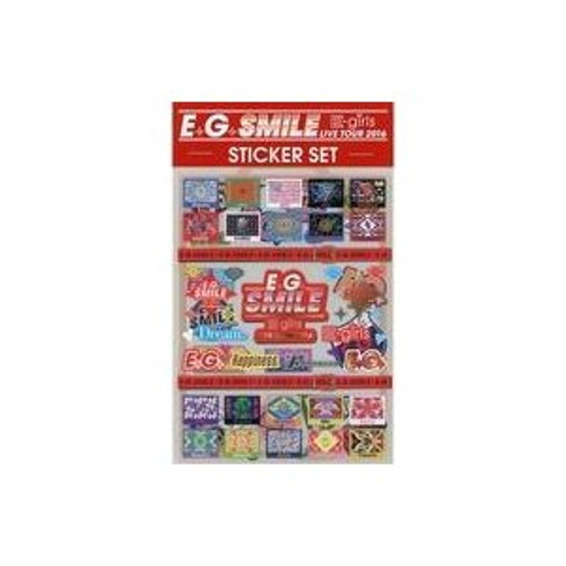 中古シール・ステッカー(女性) E-girls E.G. SMILE ステッカー