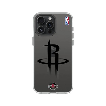 iPhone 15 Pro Max Clear 透明 - NBA - B&W-休士頓火箭 Houston Rockets B&W