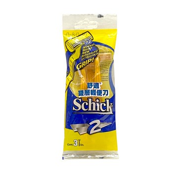 Schick舒適 雙層輕便刀 3支裝【德芳保健藥妝】