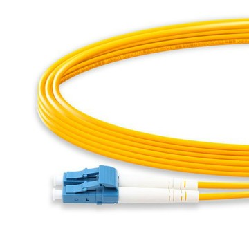 Dawnray 5 公尺 LC-LC 單模雙芯光纖跳線 OS2 Duplex LC/UPC-LC/UPC 9/125μm LSZH 2.0mm