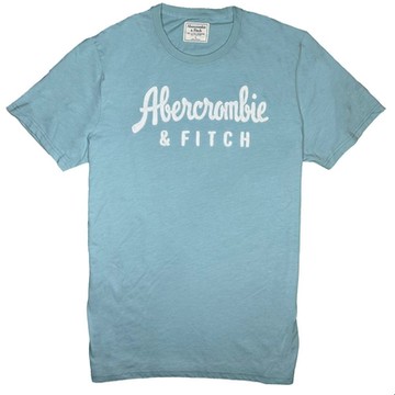 AF a&f Abercrombie & Fitch 女 短袖 T恤 藍綠色 2381