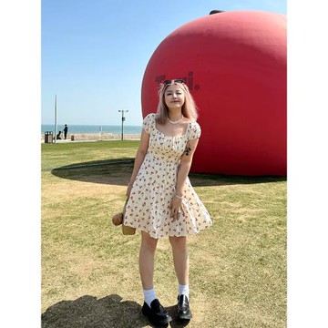 溫柔LTGIRL大碼夏日氣質小眾裙子