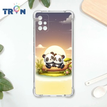 TRON 三星 A71 5G 可愛萌熊貓 四角防摔 軟殼 手機殼