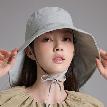 White Sands Aqua Guard Mikael 不對稱防雨帽  單一尺寸  淺灰色