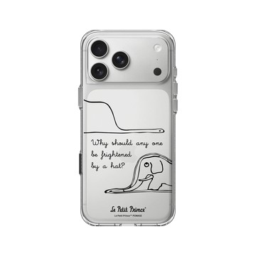 iPhone 17 Pro Max Clear Case（相機按鈕） 透明 - Le Petit Prince 小王子 - 這不是一頂帽子