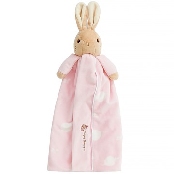 奇哥 - 比得兔安撫小抱毯禮盒/安撫巾禮盒(2色選擇 寶寶新生兒禮 滿月禮 彌月禮 嬰兒禮盒)-粉色