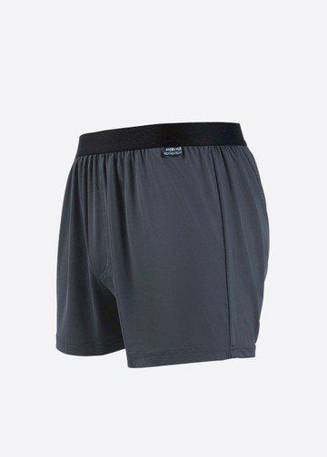 男款_吸濕排汗機能系列．不開襟寬鬆腰帶四角內褲(深幽藍-AH海織標)