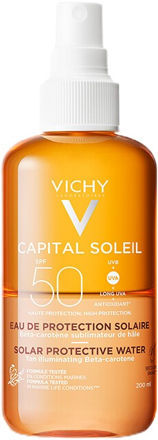Vichy Capital Soleil Solar Protective Water Illuminating Tan SPF50 200ml
