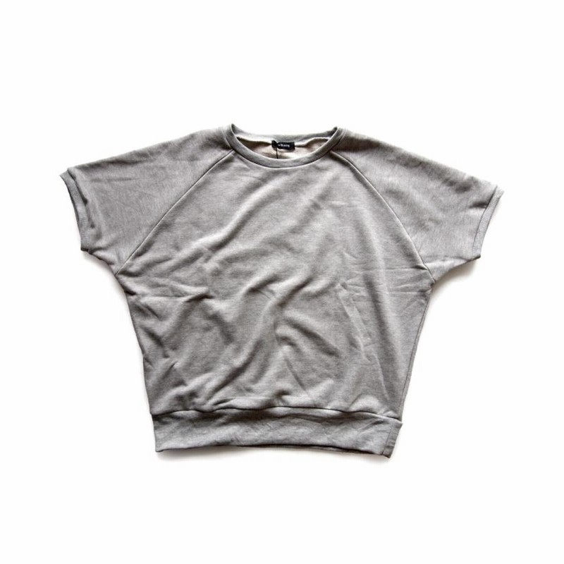 スウェットTシャツ プルオーバー 五分袖 半袖スウェット ビッグ