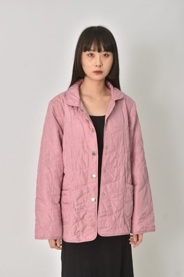 (XL) fantasy秋冬排釦粉色外套