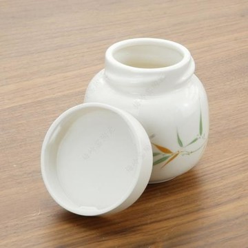 陶瓷小號多款糍膏粉罐陶瓷蜂蜜瓶膏方罐面膜罐茶葉罐logo定 制